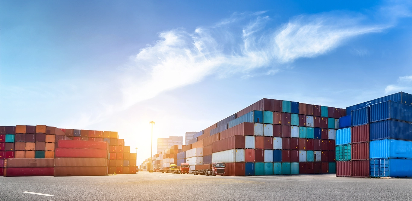 A large container yard